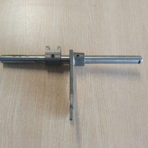 One-two shift fork shaft assembly